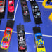 Dale Earnhardt medal car and train set with Dale E, Steve P bobble heads