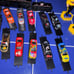 Dale Earnhardt medal car and train set with Dale E, Steve P bobble heads
