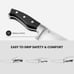 Kitchen Knife Set, 19 Piece Knife Set with Block, Built-in Sharpener,
