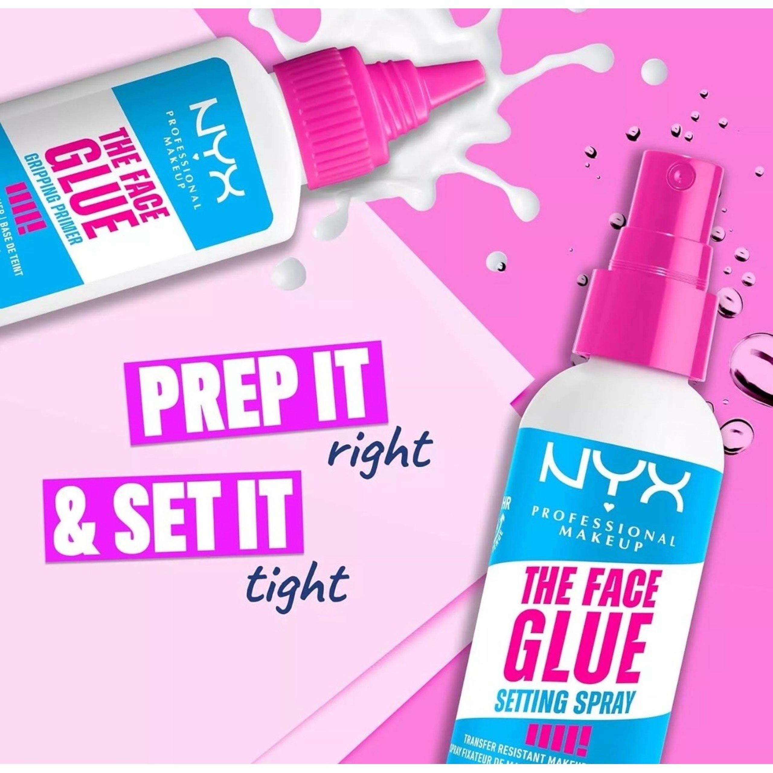 NYX PROFESSIONAL MAKEUP The Face Glue Gripping Primer & Setting Spray Set