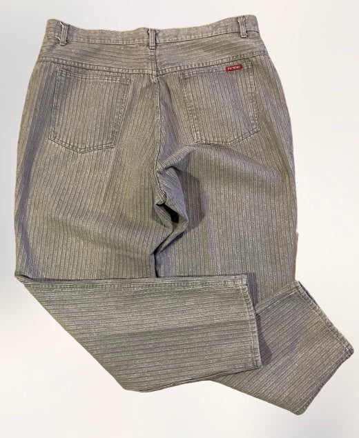 VTG Japanese pretense baggy hip hop baggy lined denim mens 38 skater