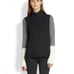Vince Wool/Cashmere Colorblock Turtleneck Sweater Women Size Medium Modern