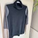 Vince Wool/Cashmere Colorblock Turtleneck Sweater Women Size Medium Modern