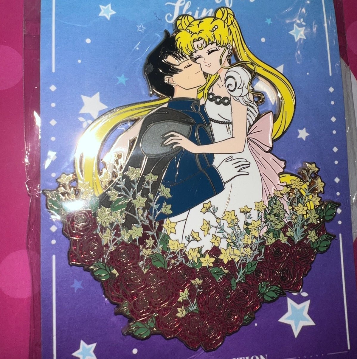 Sailor moon and mamoru fantasy pin
