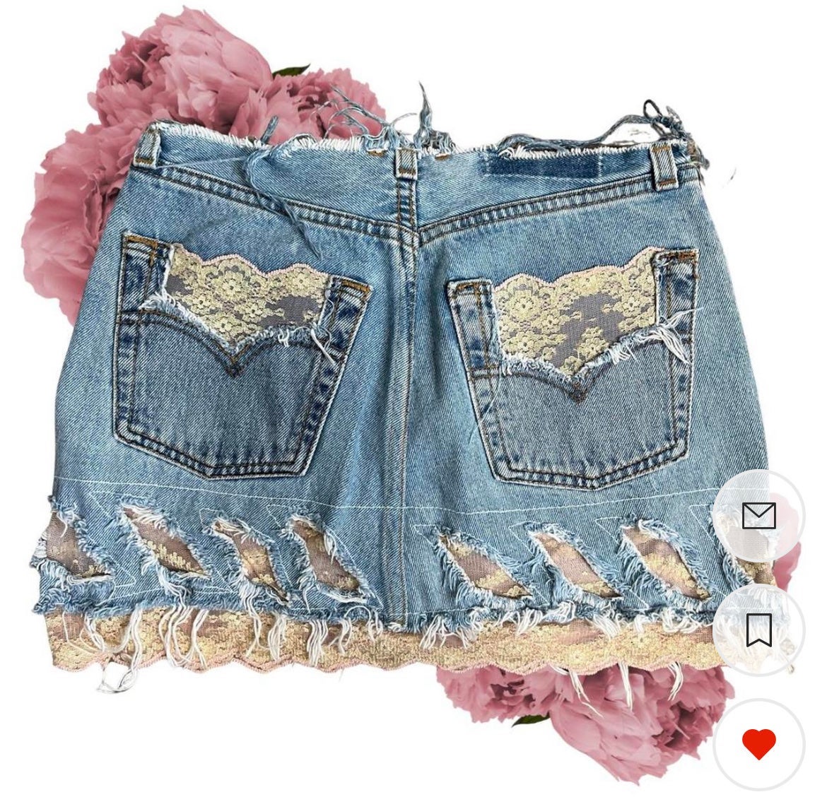 CUSTOM LACE MINI SKIRT