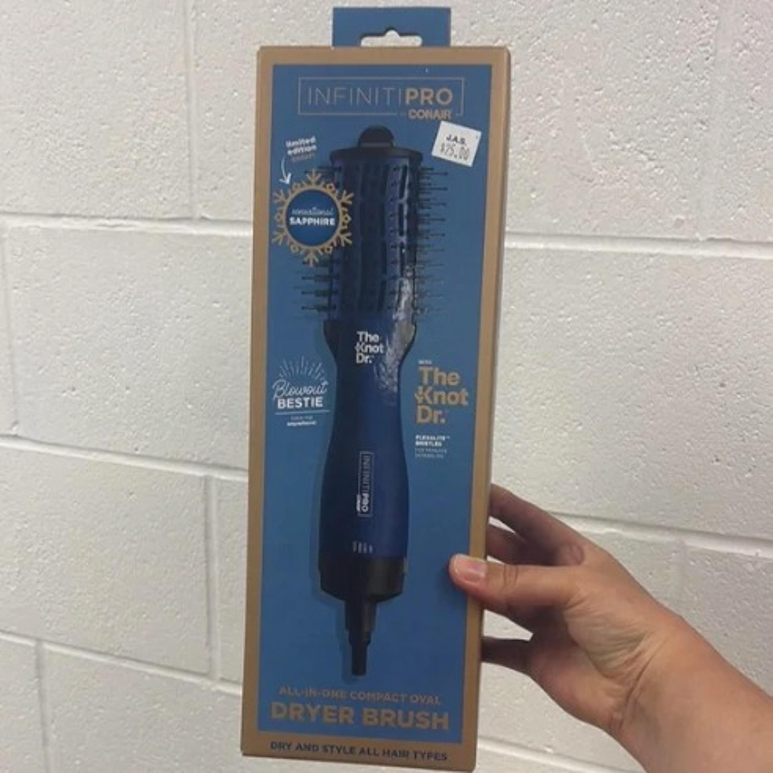 Conair Infinity Pro Blue Hair Styling Tool Dryer Brush