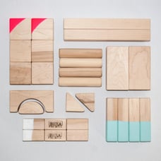 LATEX SPLASHED 28 Piece Block Set