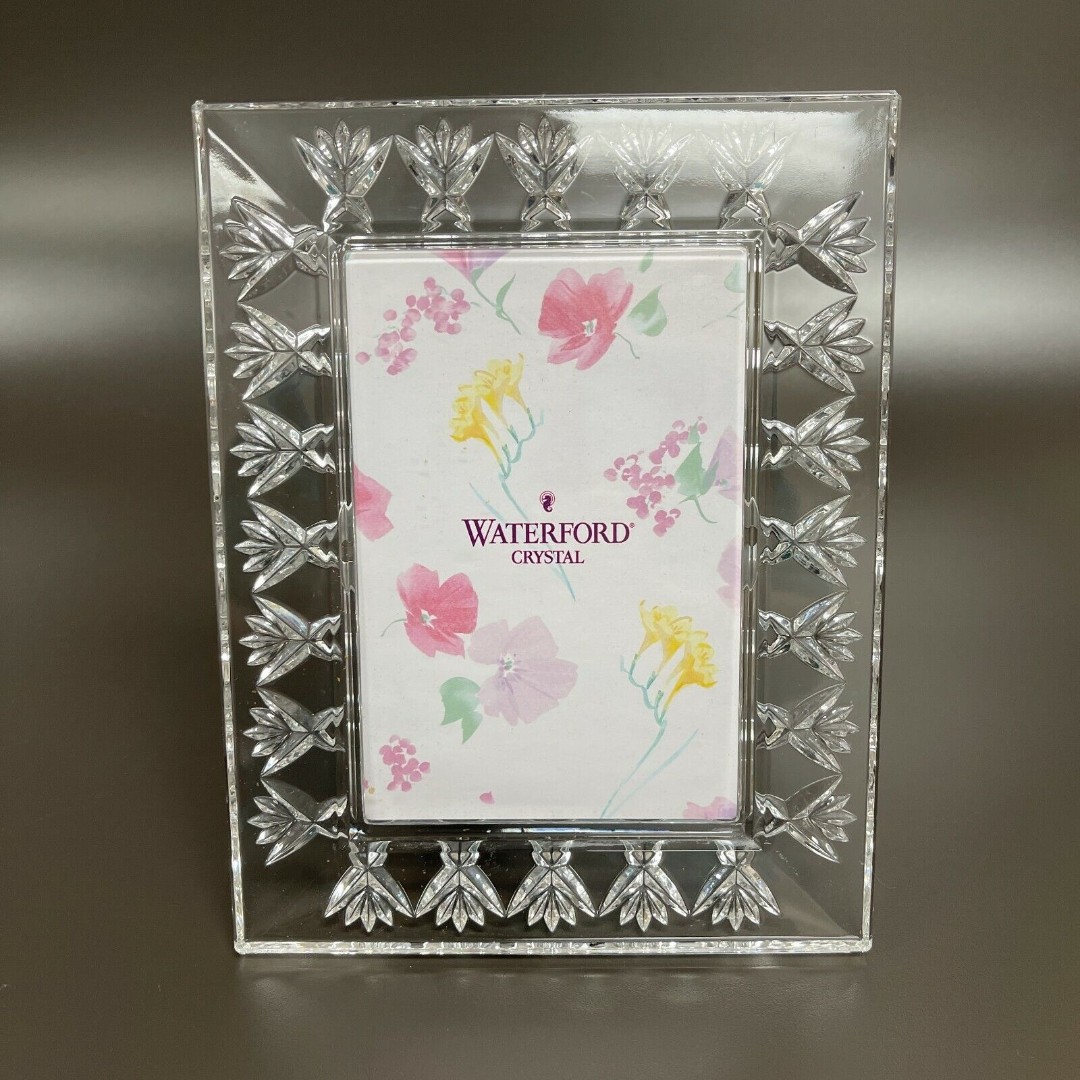 Vintage Waterford Crystal Clear Frame 8 7/8 x 6 7/8