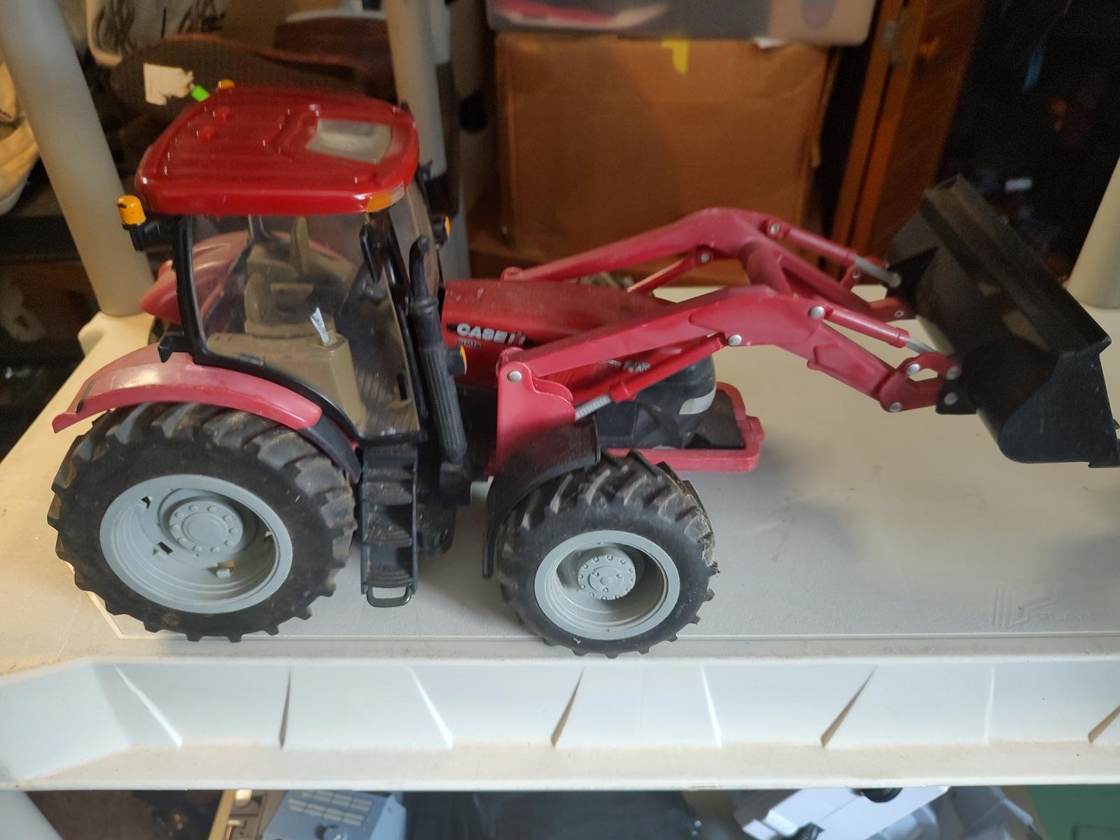 Case IH Miniature Tractor with Loader - Collectible Model