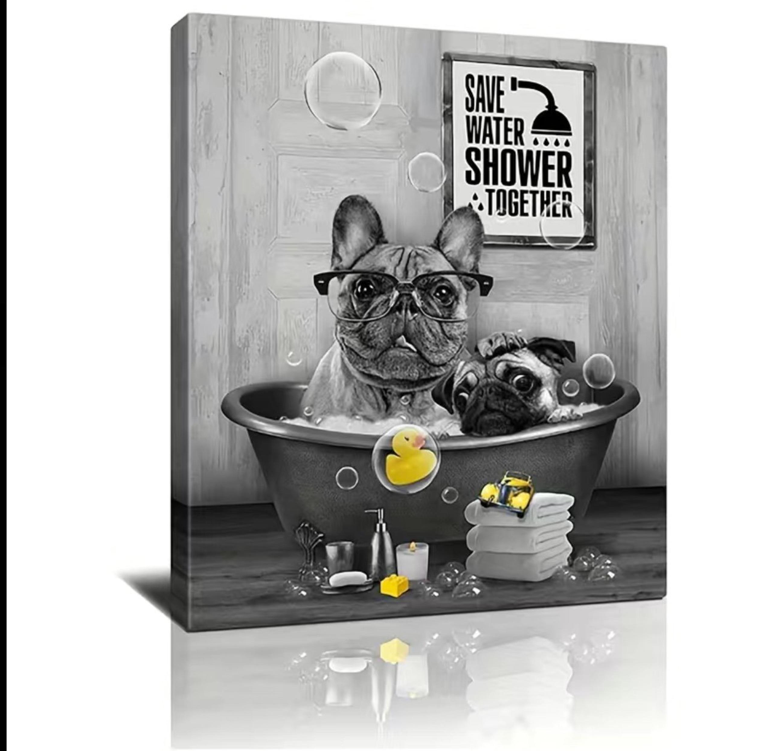 NEW French Bulldog and Pug Wall Art