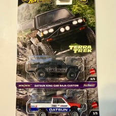 2x Hot wheels premium Nissan/Datsun king cab customs (one chase, one not)