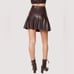 LOST + WANDER Cold Brew Mini Skirt in Dark Brown Size S NWOT