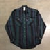 Vintage 90’s Carhartt Vertical Stripe Button Flannel Shirt Men’s Large