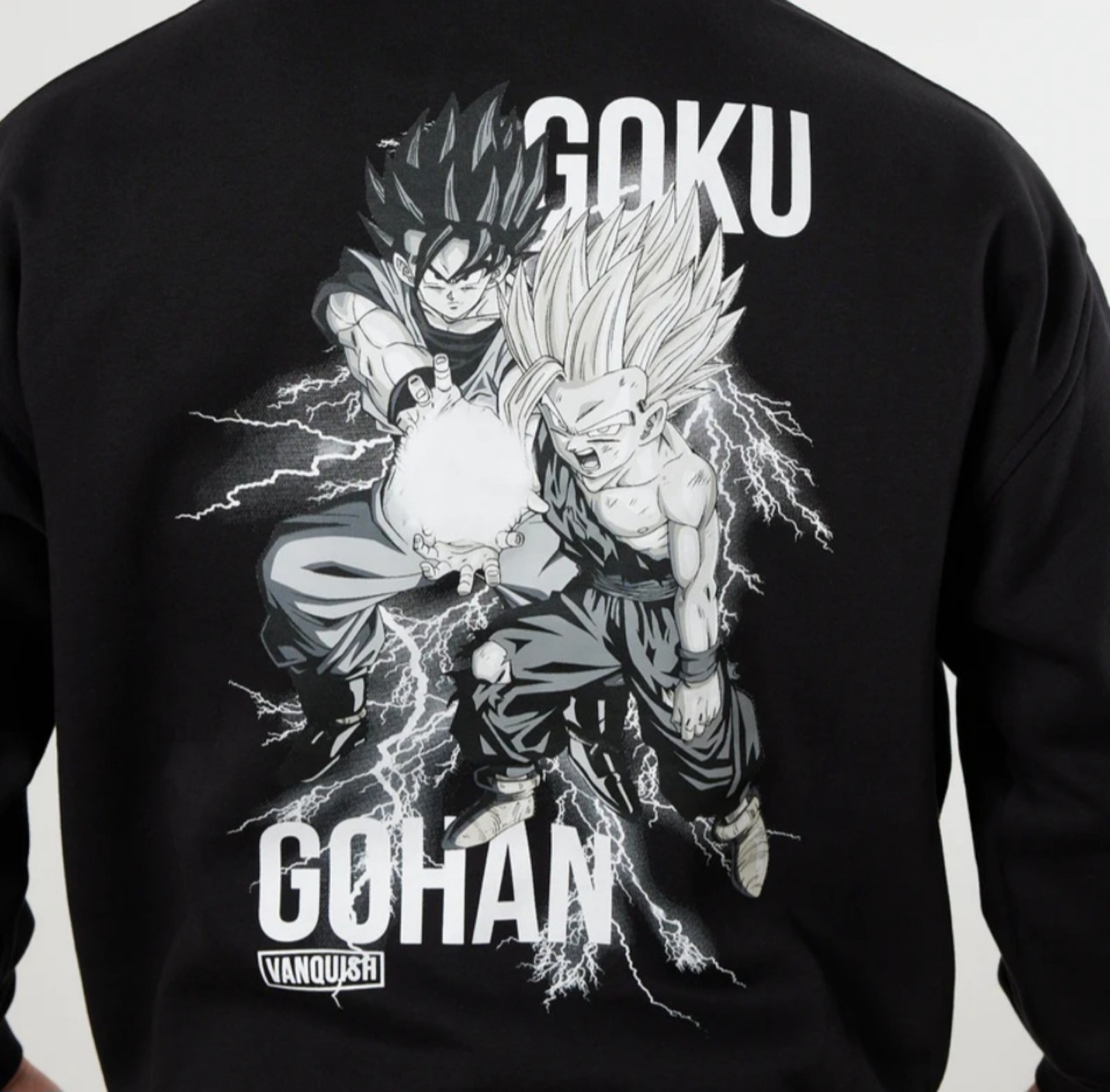 Vanquish (VQFIT) DBZ CS Cell Gohan + Goku Oversized Pullover Hoodie