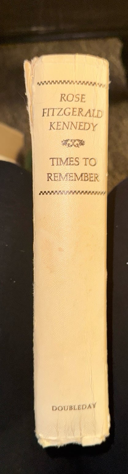 Rose Fitzgerald Kennedy (times to remember) hard cover book