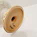 VTG MCM Ceramic Gold Floral Wheat Grass Goblet Cup Fratelli Fanciullacci ITALY