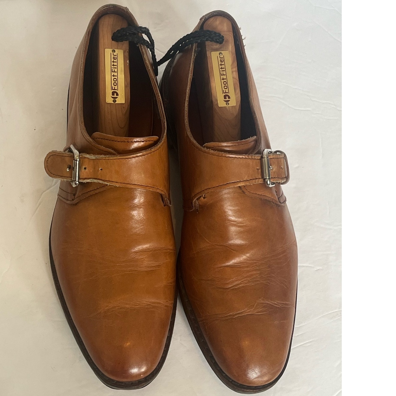 Allen Edmonds Warwick Monk Strap Men’s Shoe Size 9 Cedar Medium Shoe Trees
