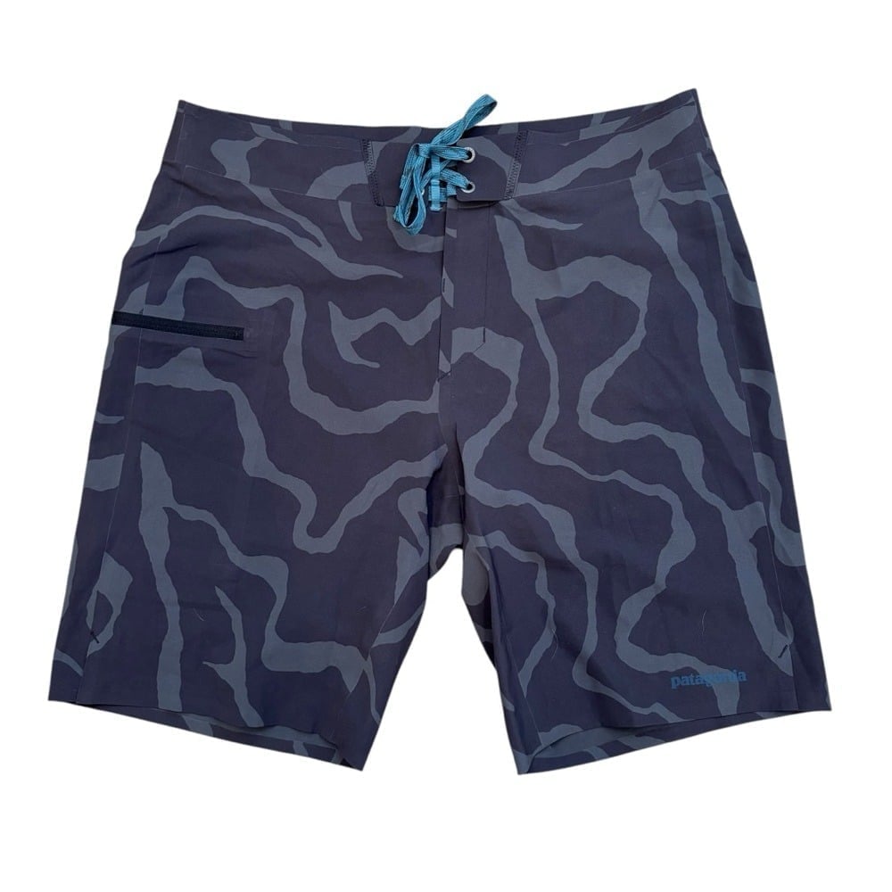 Patagonia Camo Hydroflow Boardshorts UPF 50 31 Drawstring NEW without tags