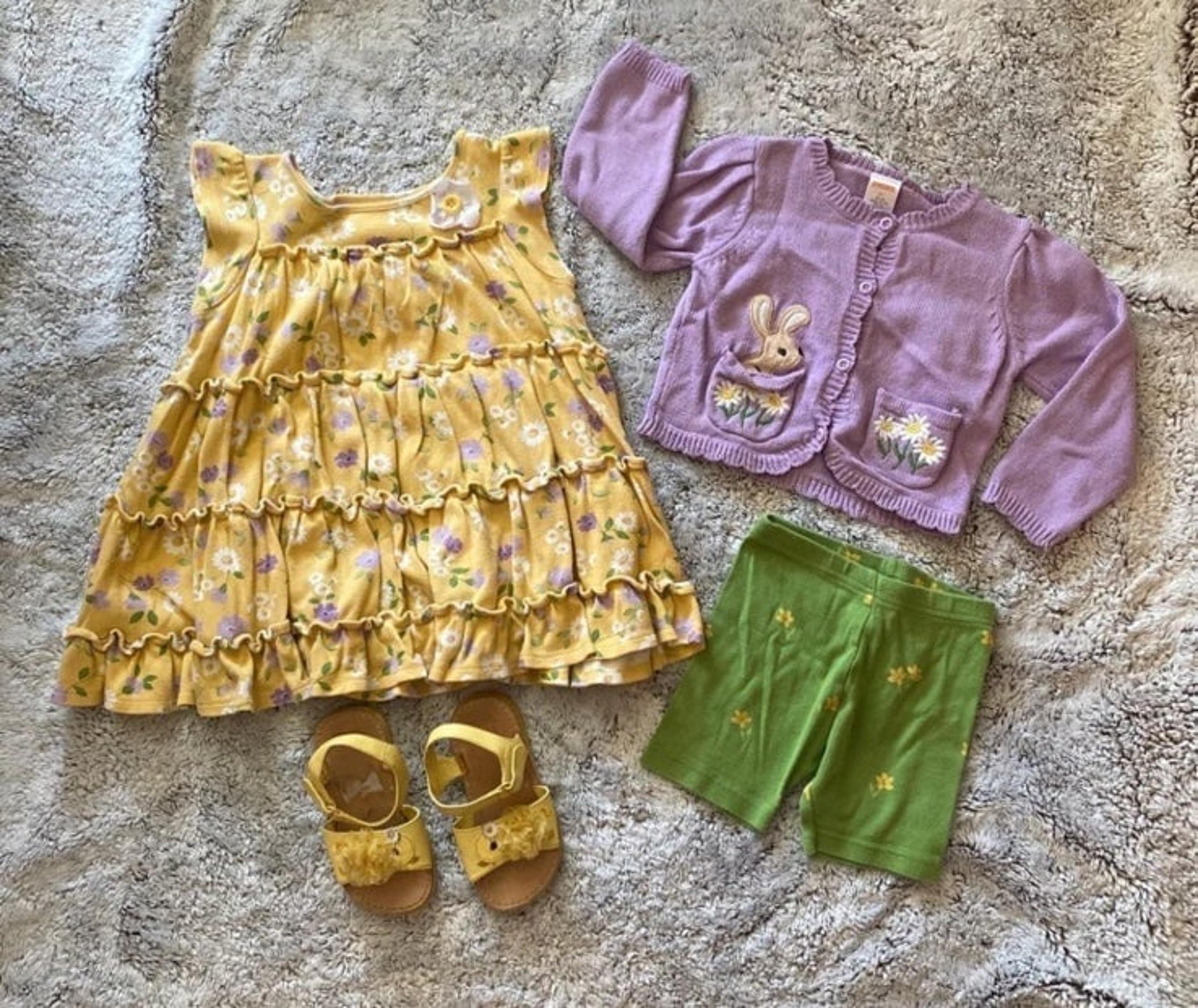 Gymboree 2T / 8 Daffodil Garden Easter Outfit