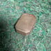 RARE Vintage Mother Mary rhinestone brass pillbox convex