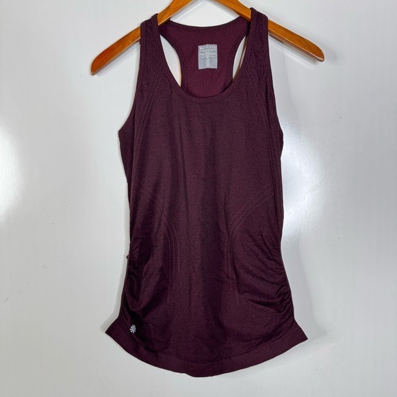 Athleta Speedlight Heather Tank in Maroon Size Medium