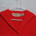 Vintage Red Pullover Sweater Collared The Broadway Size Medium Acrylic Japan