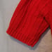 Vintage Red Pullover Sweater Collared The Broadway Size Medium Acrylic Japan