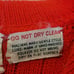 Vintage Red Pullover Sweater Collared The Broadway Size Medium Acrylic Japan