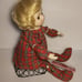 Vintage Schmid 1984 Porcelain Doll Shelf Sitting Music Box Poseable Arms Motion