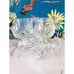 Antique Crystal Brandy Glasses (Set of 4)