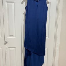 BCBGMAXAZRIA Evening Dress Nicol Blue Depth NWT