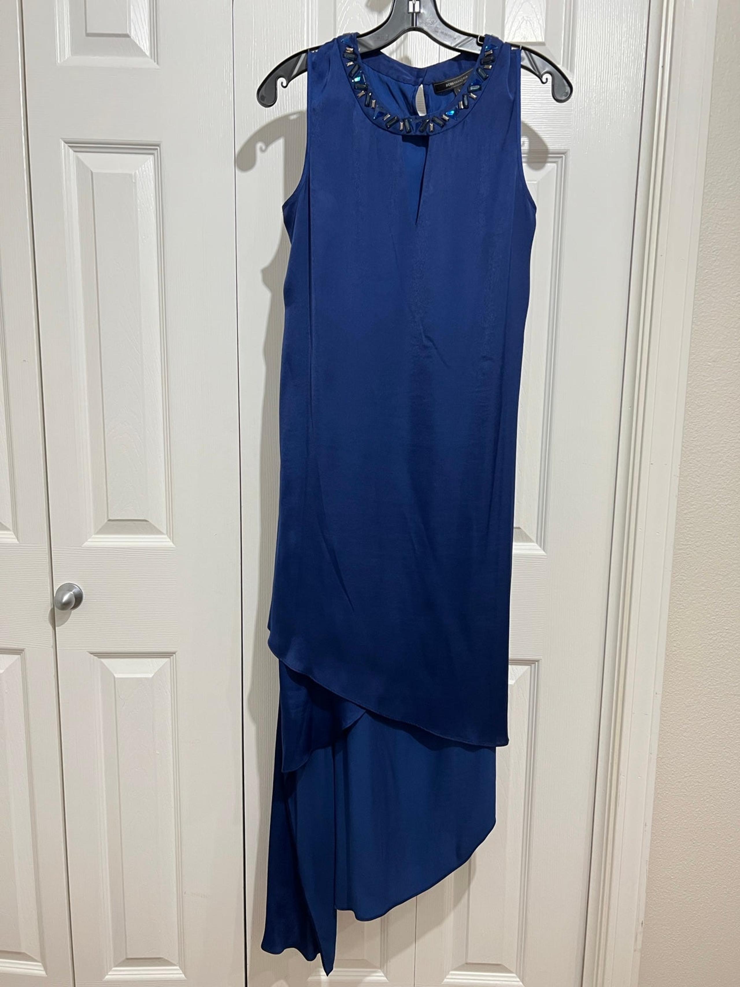 BCBGMAXAZRIA Evening Dress Nicol Blue Depth NWT