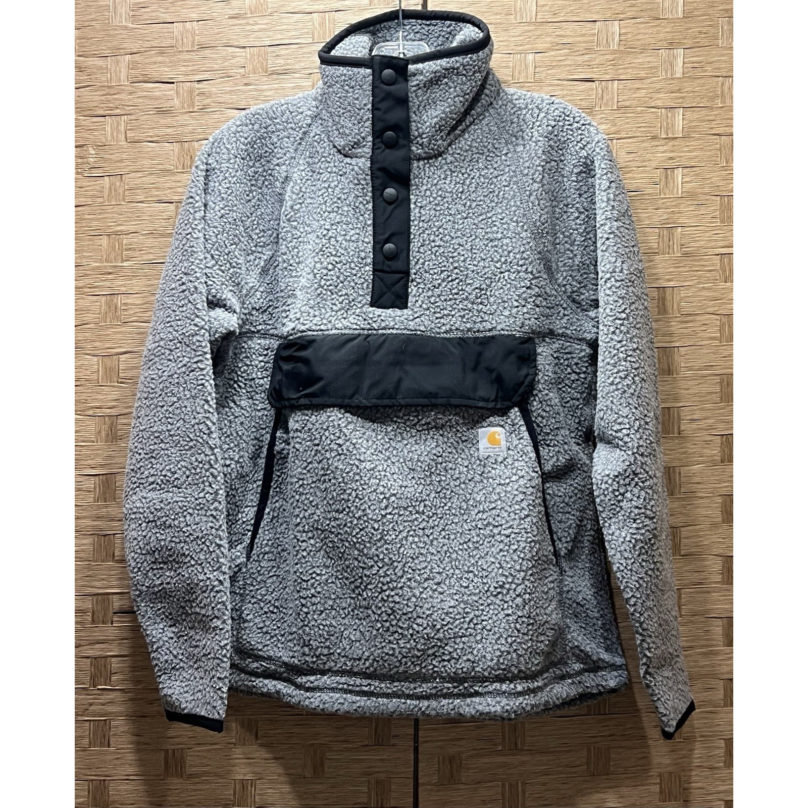 Carhartt Women's Fleece Pullover Relaxed Fit Sz Sm 4-6 Adjustable Waist NEW!