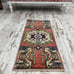 pink blue rug, oushak runner rug, boho rug, bath mat runner, natural rug, antiqu
