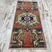pink blue rug, oushak runner rug, boho rug, bath mat runner, natural rug, antiqu