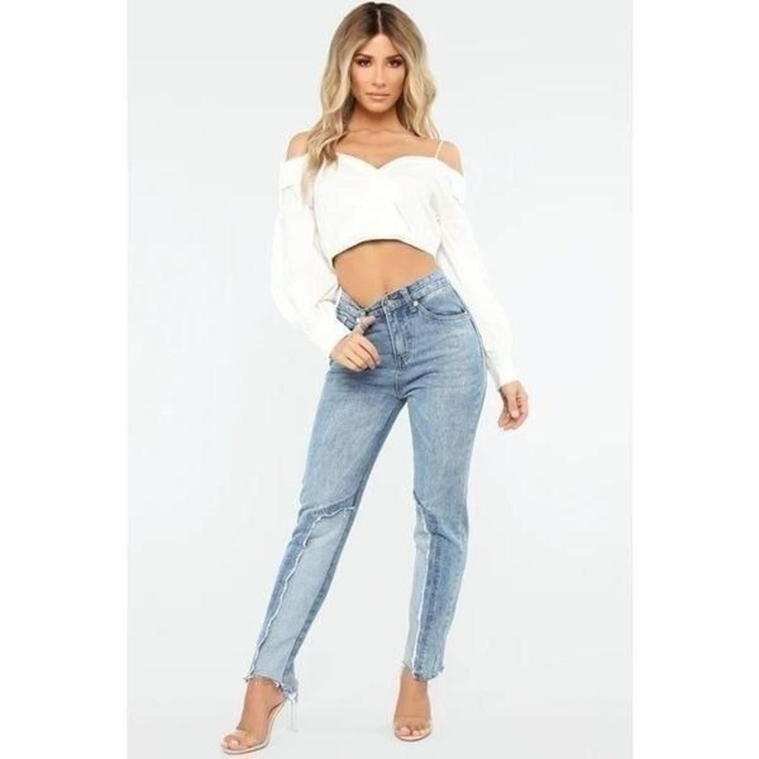 Fashion Nova Something Missing Boyfriend Jeans Size 13