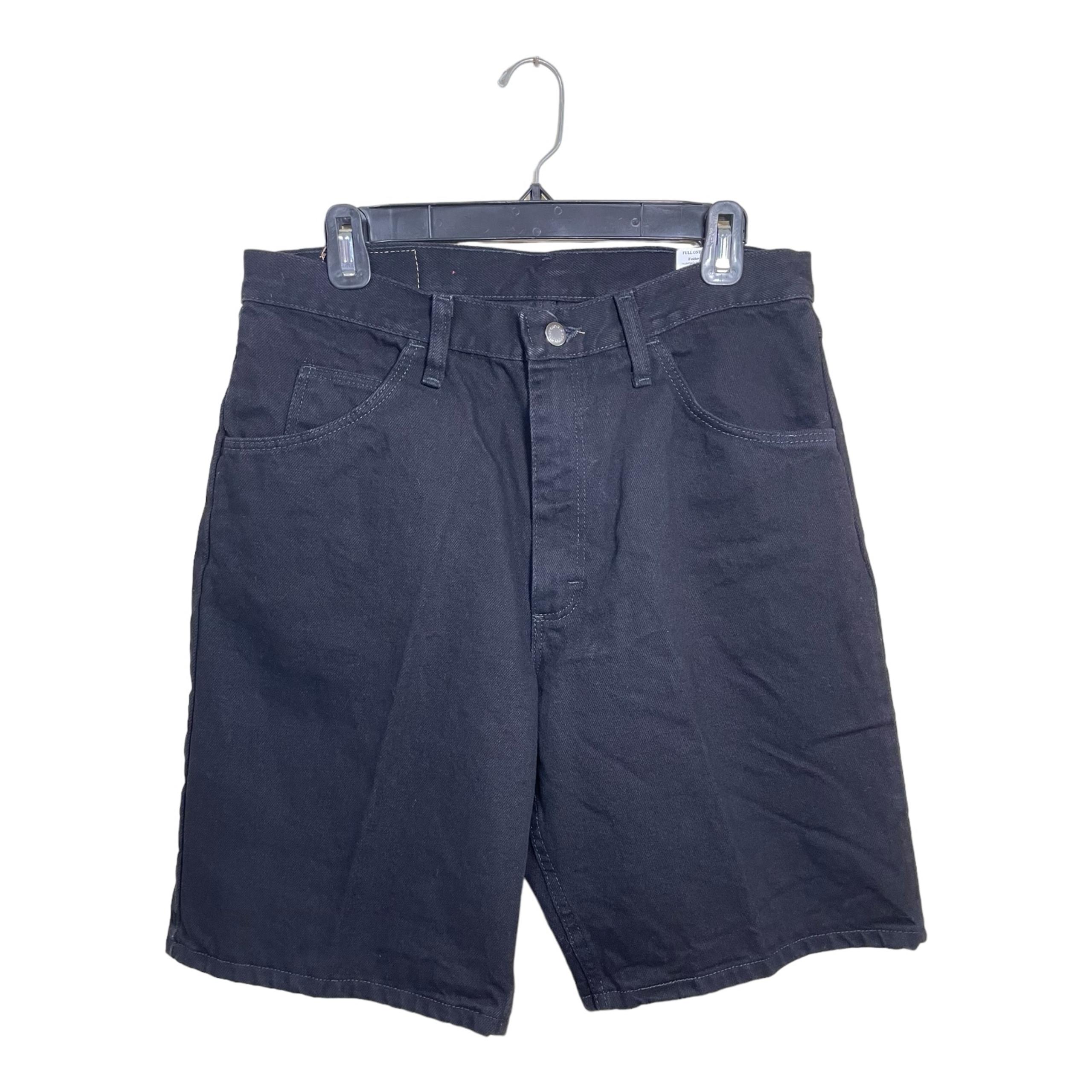NEW Wrangler Hero Relaxed Fit Shorts Mens 32 Black Denim Casual Workwear Comfort