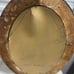 Vintage bubble glass picture frame