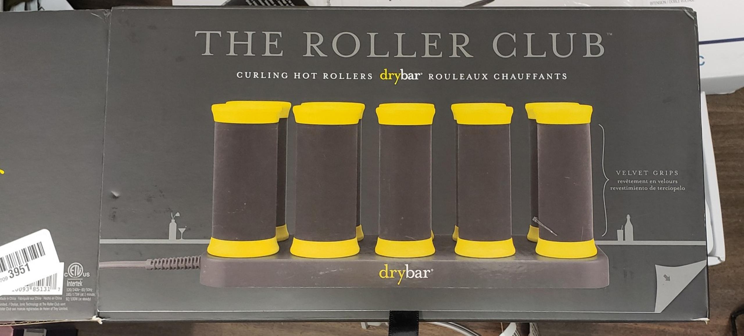 The Roller Club Dry Bar Curling Hot Rollers NEW