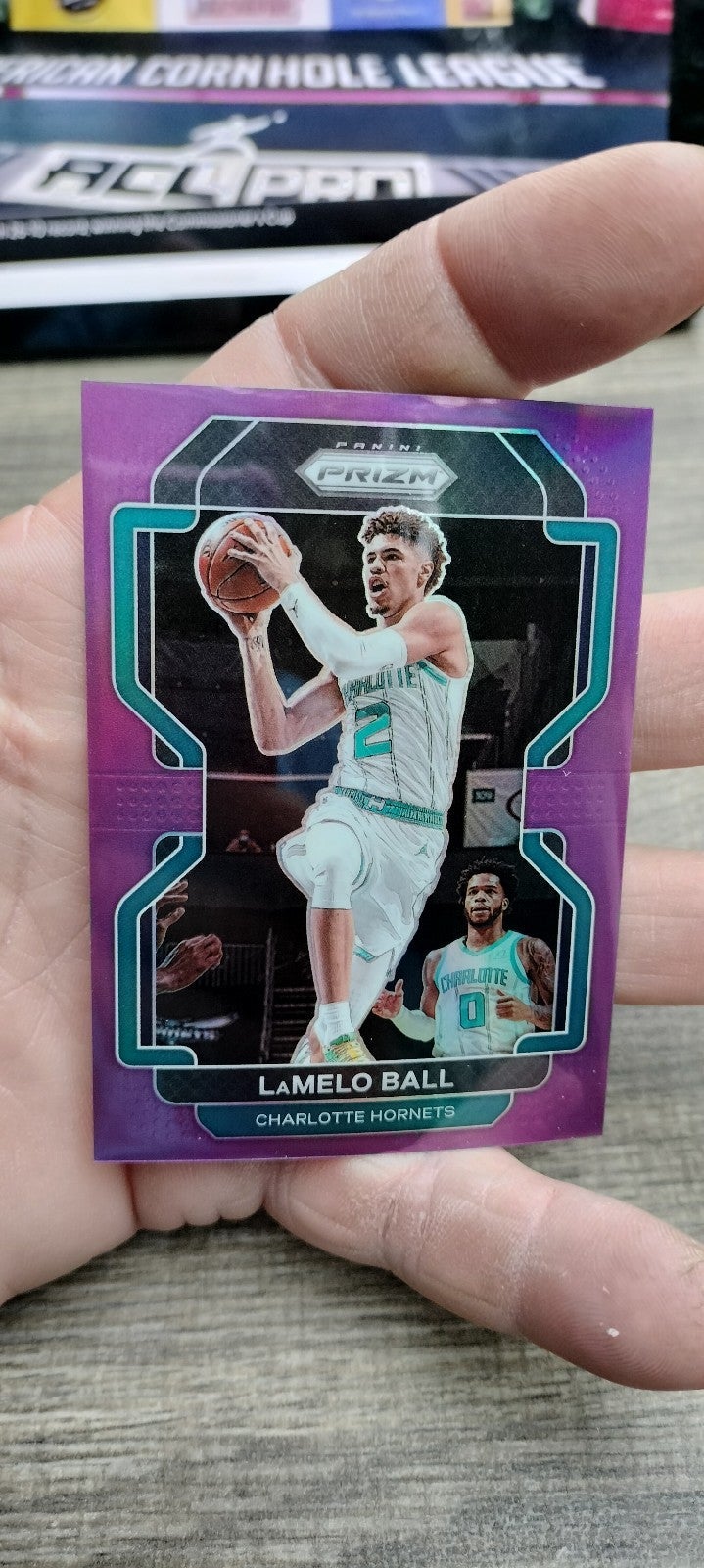 2021-22 prizm LaMelo Ball purple /99
