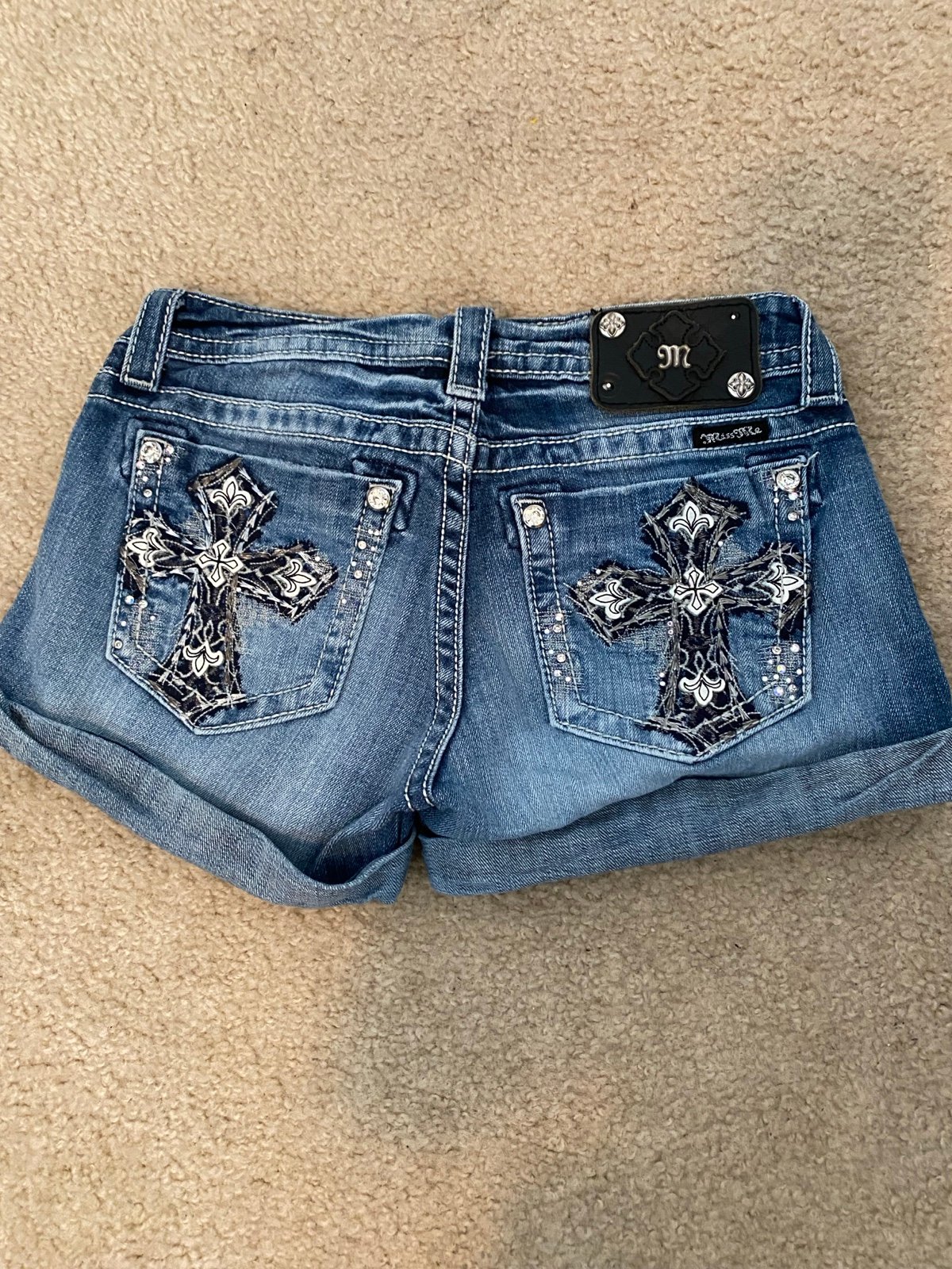 Womens Miss Me Sz 28 denim shorts