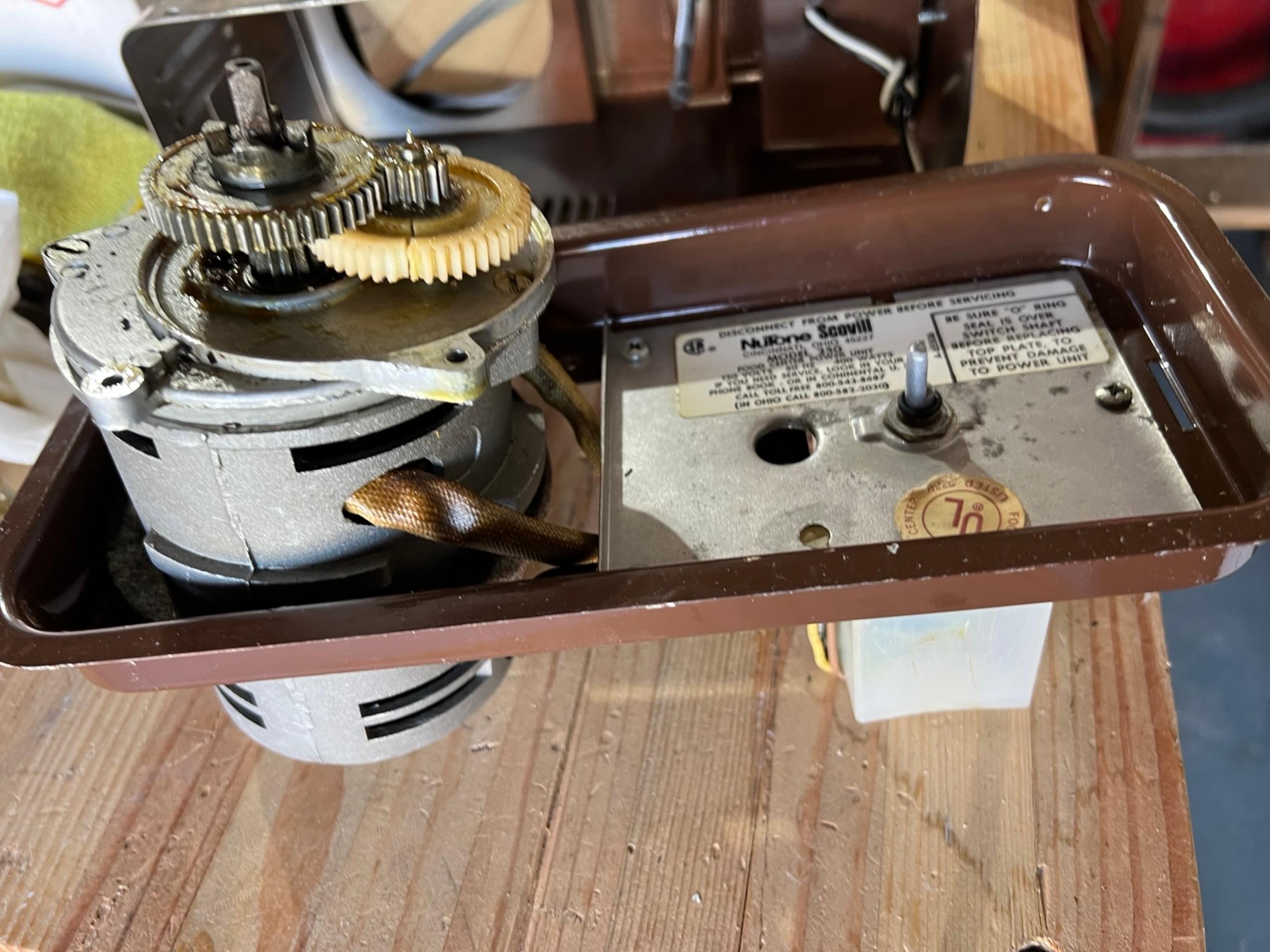 Nutone kitchen power unit Parts Only