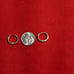 14kt real gold tricolor hoop earring