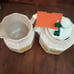 Kensington Staffordshire Ironstone England Sugar and creamer