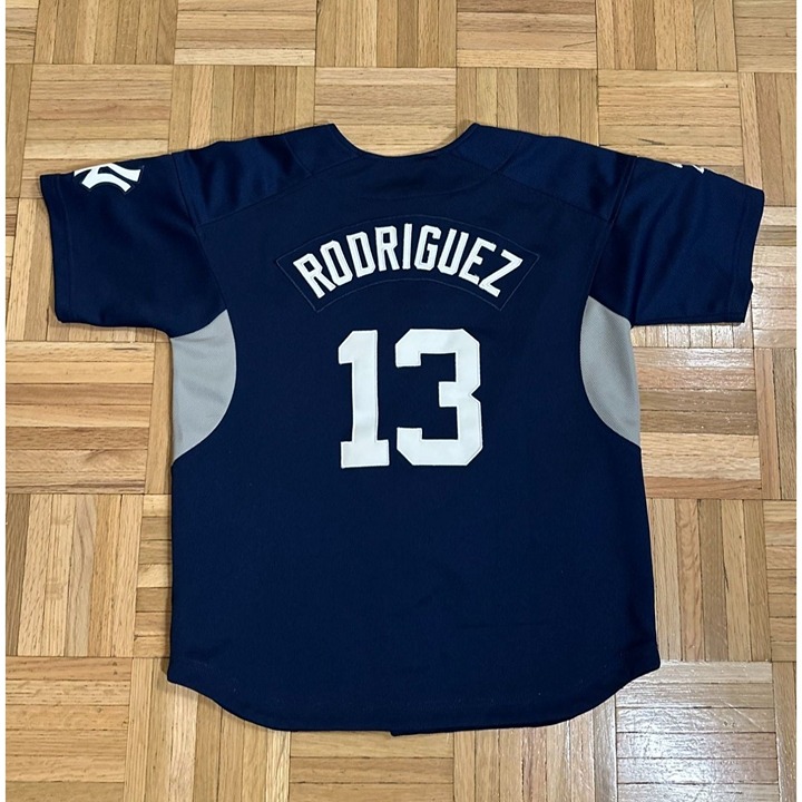 Nike Team New York Yankees Alex Rodirguez #13 MLB Baseball Jersey Boys Medium