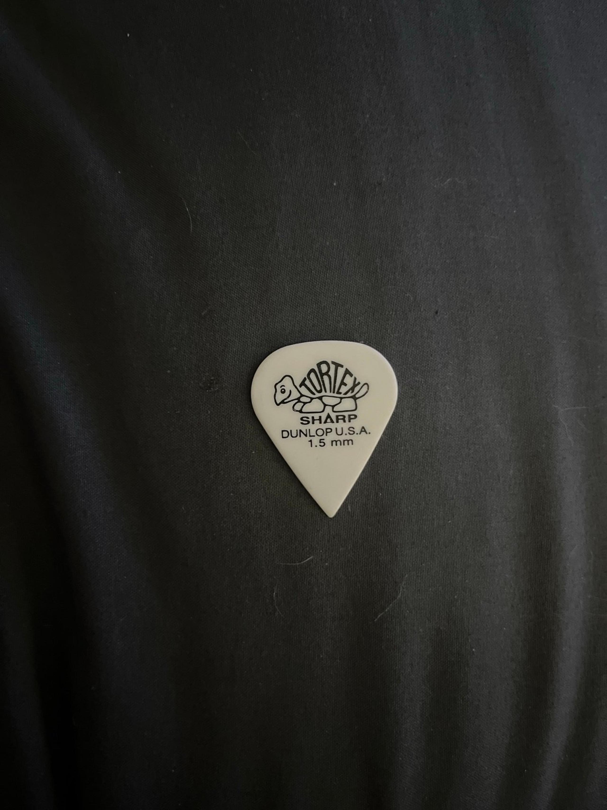 12 Dunlop Tortex guitar picks 1.5 mm Sharp *new