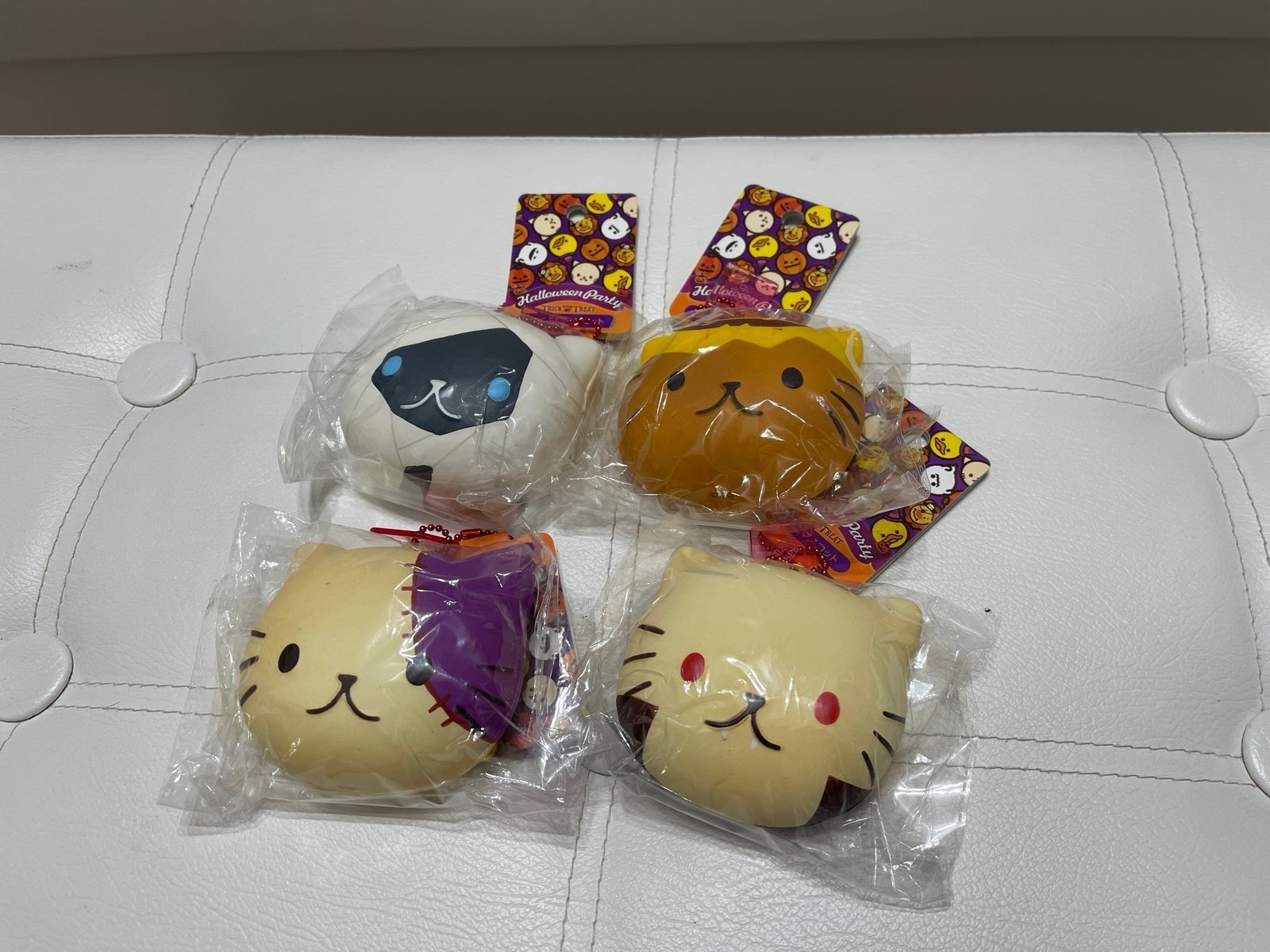 Cafe Sakura Cat Head Squishy Set HALLOWEEN