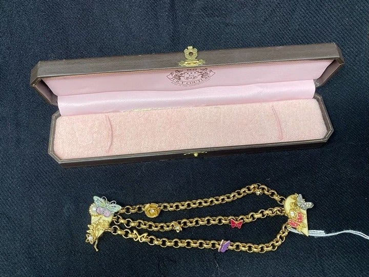 Juicy Couture Gold Garden Butterfly Magnetic Bracelet