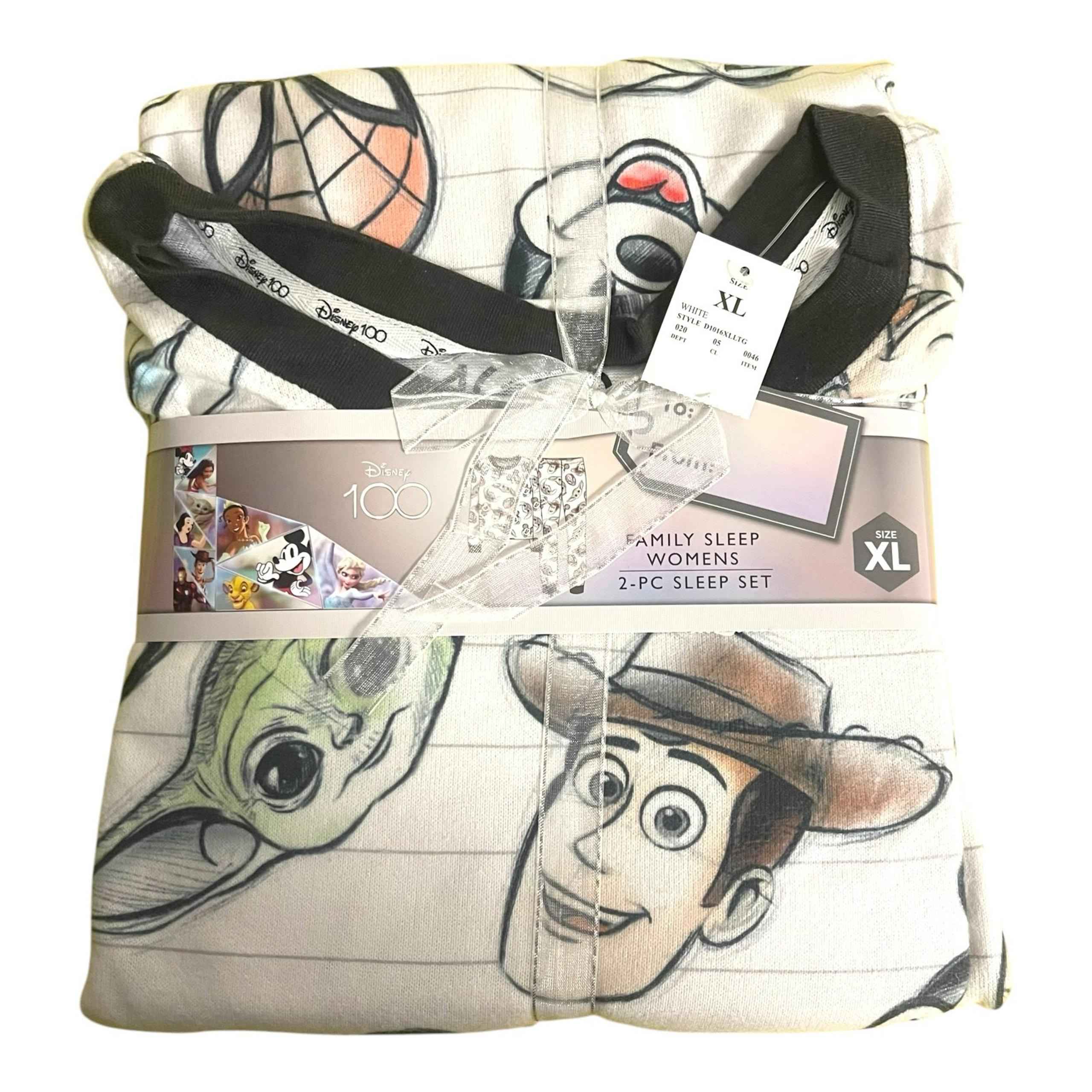 Disney 100 2pc Sleep Pajama Set Women's Size XL