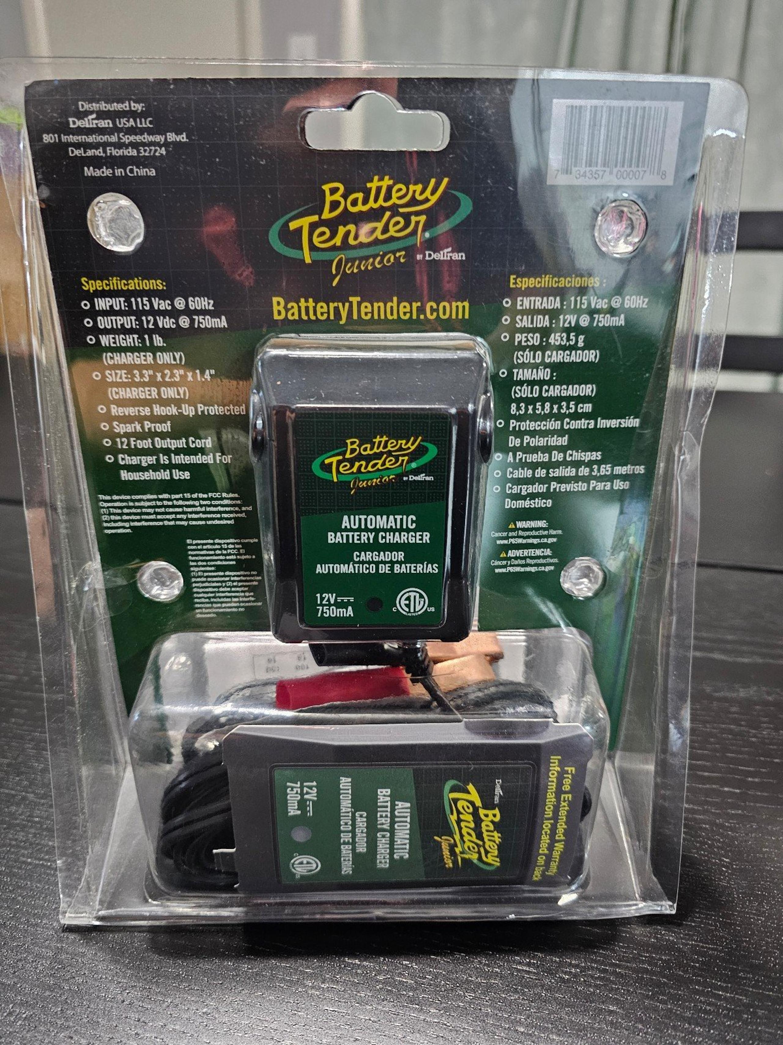 Deltran Battery Tender Junior High Efficient Automatic 12v 750 Ma